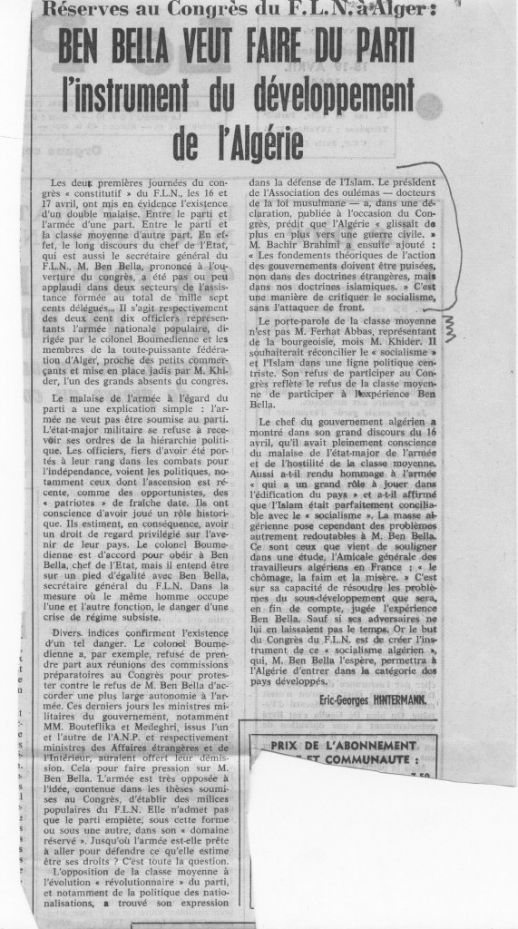 Inconnu 2 sur la déclaration de Ibrahimi